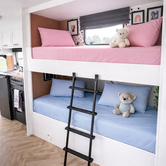 Organic Cotton Waterproof Sheets - Caravan Bunk